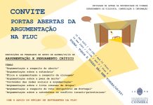 «Portas Abertas Da Argumentação Na Universidade De Coimbra» a 12 e 14 de dezembro